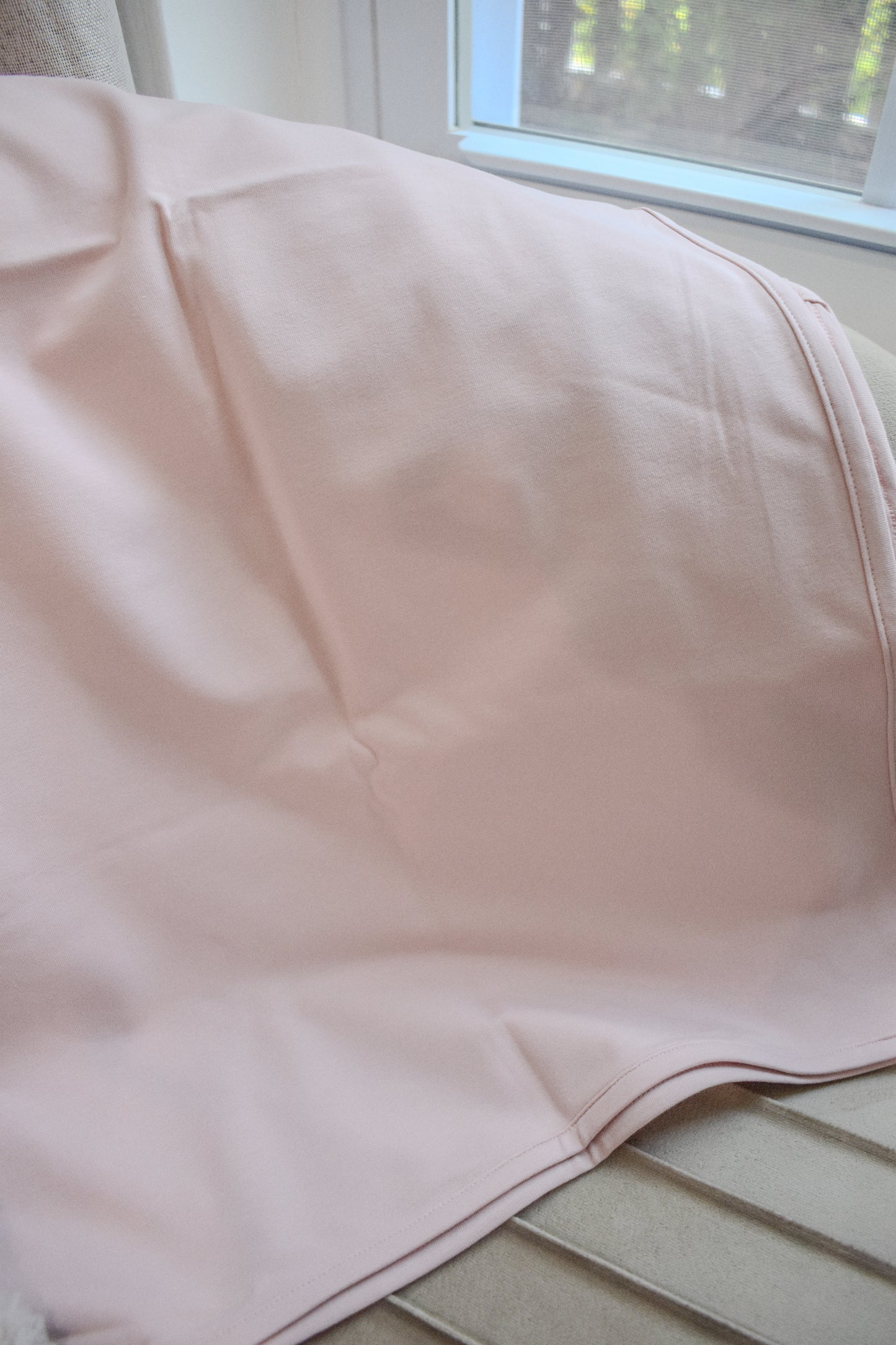 Embroidered Yoke Blanket