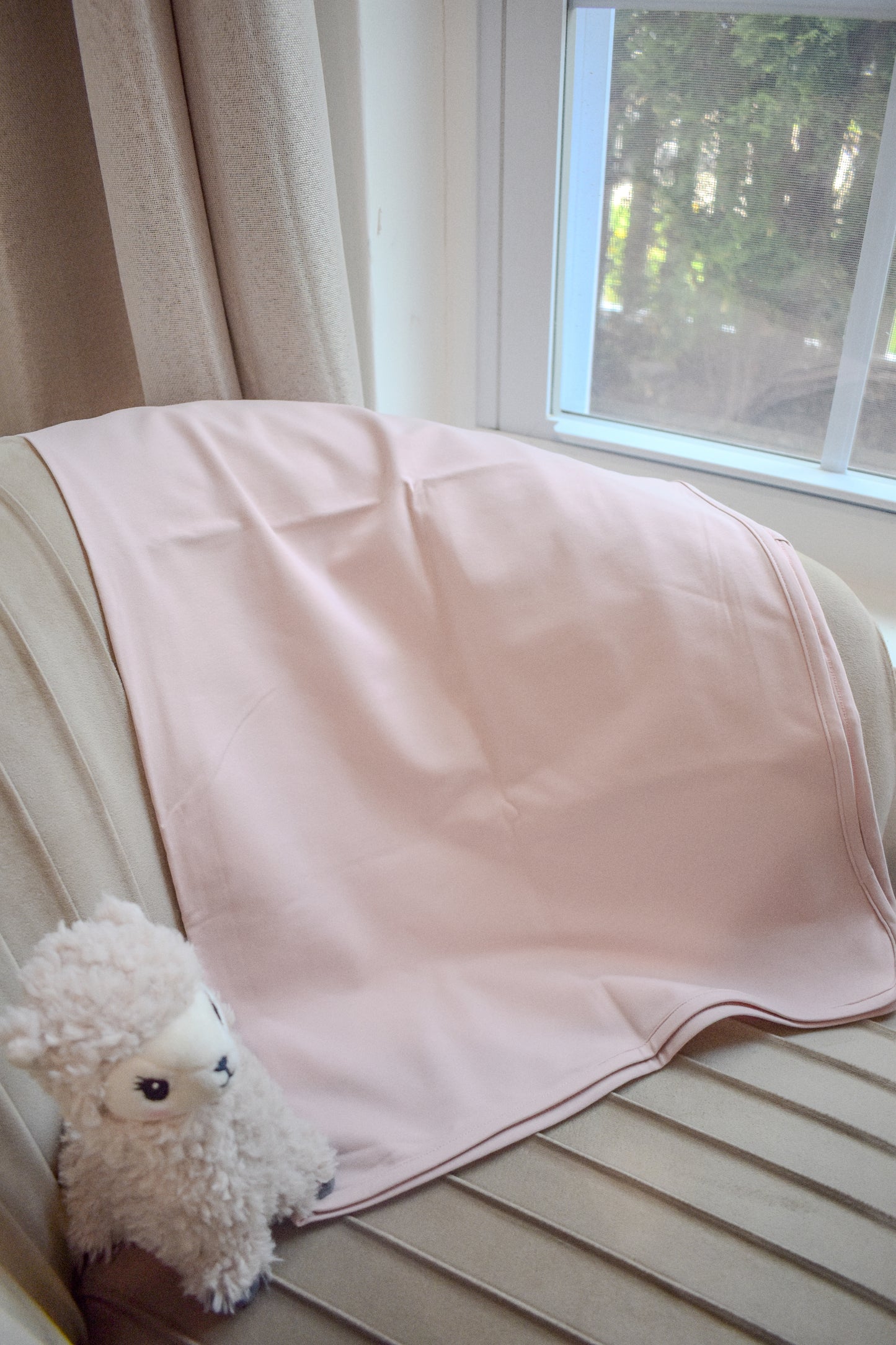 Embroidered Yoke Blanket
