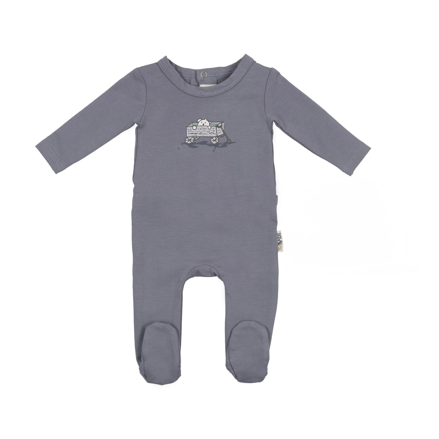 Teddy Wagon Footie - 9M
