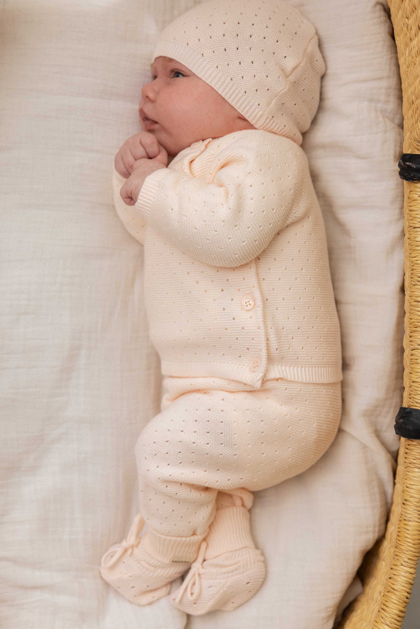 Soft Rosa Knit 4-Piece Set